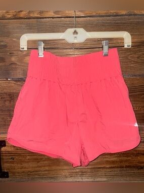 JoyLab Coral Pink High-Waist Athletic Shorts